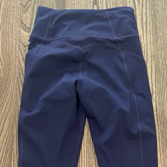 Fabletics Oasis PureLuxe High-Waisted 7/8 Leggings High Rise Stretch Blue Sz XS - Picture 11 of 11